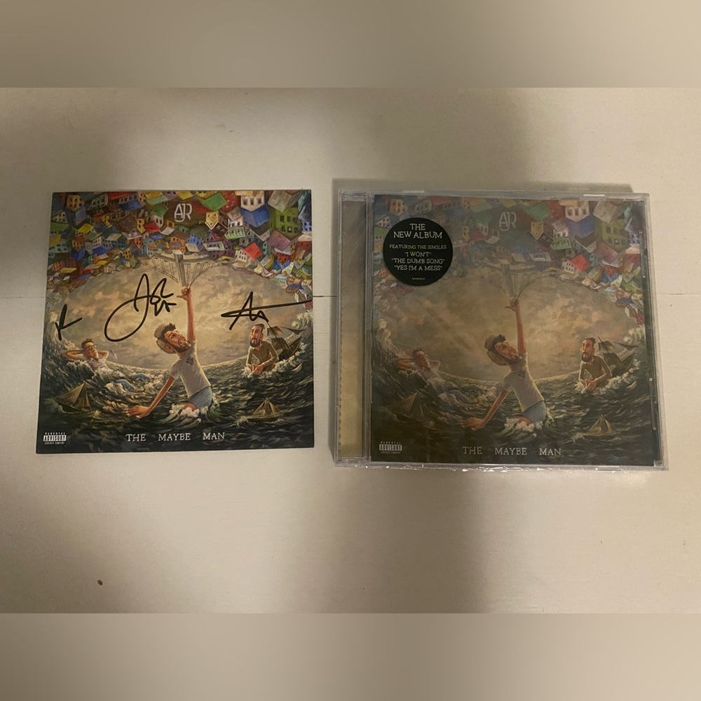 AJR The Maybe Man CD WITH SIGNATURES